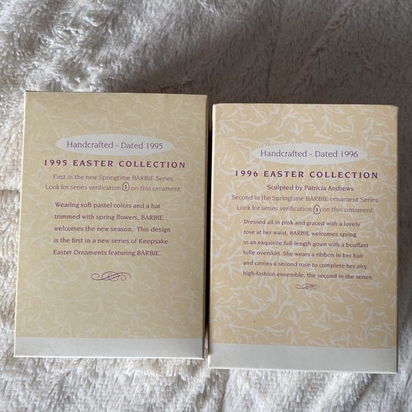NIB ✨ Vintage Barbie Springtime Barbie Ornaments  ✨ - Picture 3 of 6